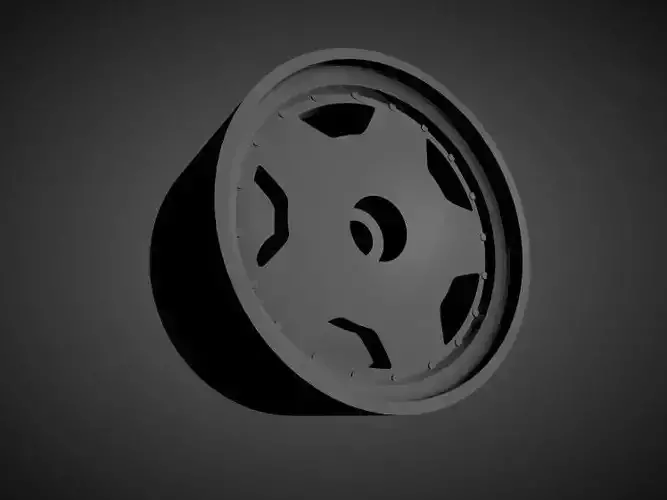 OZ AMG rims with brakes and tires for Hot Wheels