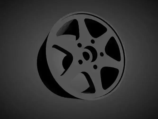 Mercedes Evo 2 Ceginus rims with brakes and tires for Hot Wheels