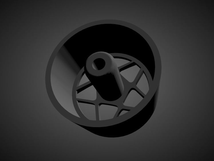 JNC 049 rims with brakes and tires for Hot Wheels 3D print model_1