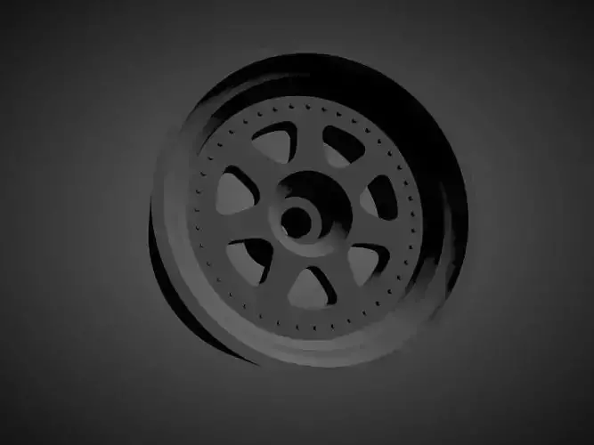 JNC 048 rims with brakes and tires for Hot Wheels