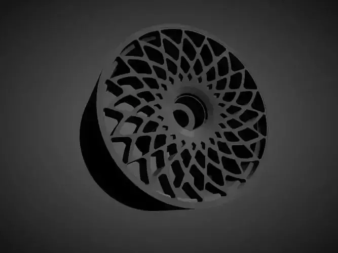 JNC 043 rims with brakes and tires for Hot Wheels 3D print model