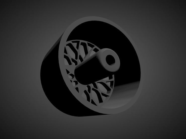 JNC 040 rims with brakes and tires for Hot Wheels 3D print model_1