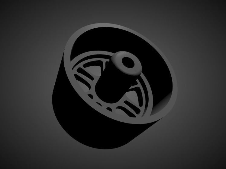 JNC 021 rims with brakes and tires for Hot Wheels 3D print model_1