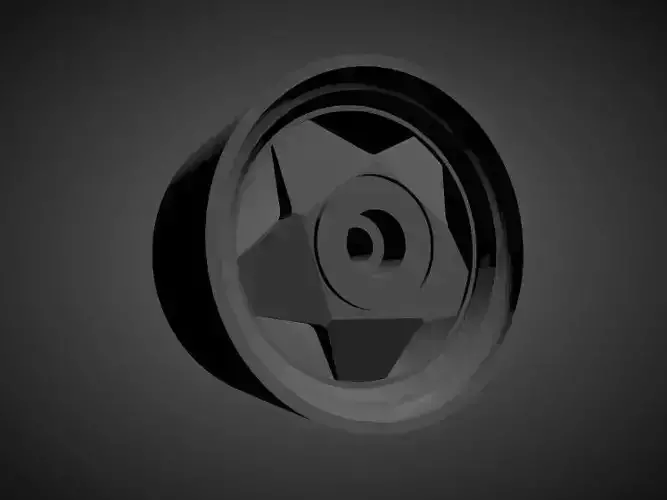 Borbet A rims with brakes and tires for Hot Wheels