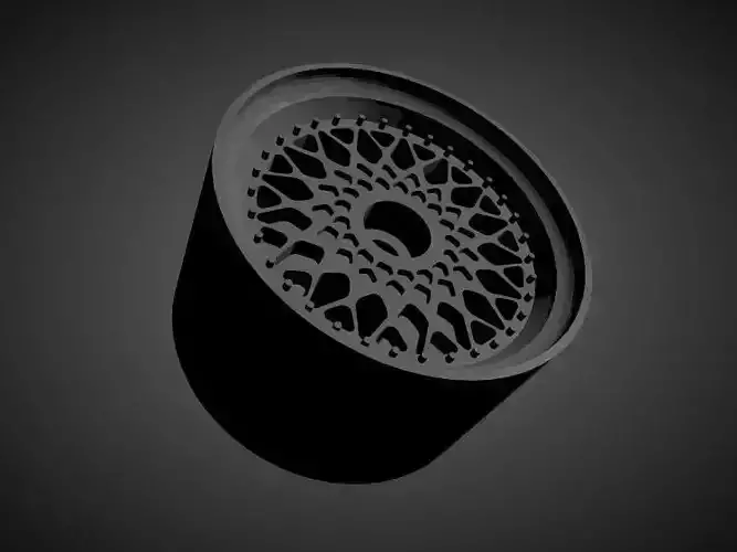 BBS RS rims with brakes and tires for Hot Wheels