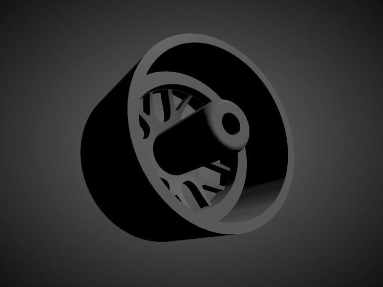 BBS RS GT rims with brakes and tires for Hot Wheels 3D print model_1