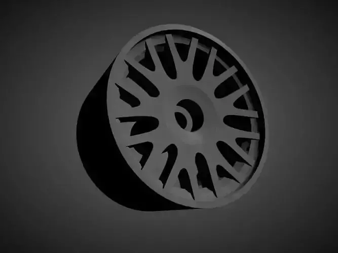 BBS RN rims with brakes and tires for Hot Wheels