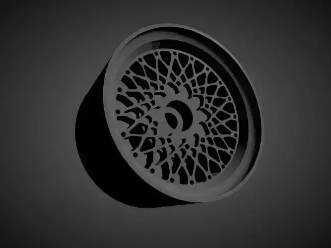 BBS E50 rims with brakes and tires for Hot Wheels