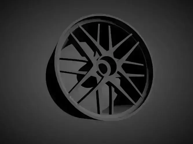 BBS CS-4 rims with brakes and tires for Hot Wheels 3D print model