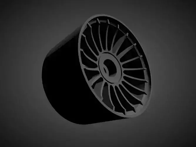 Alpine rims with brakes and tires for Hot Wheels - 3D print model
