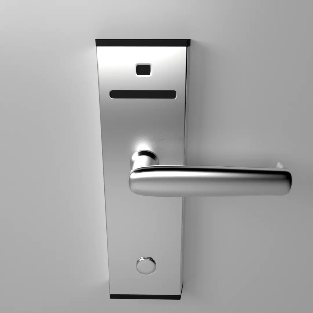Keycard Lock 3D model_0