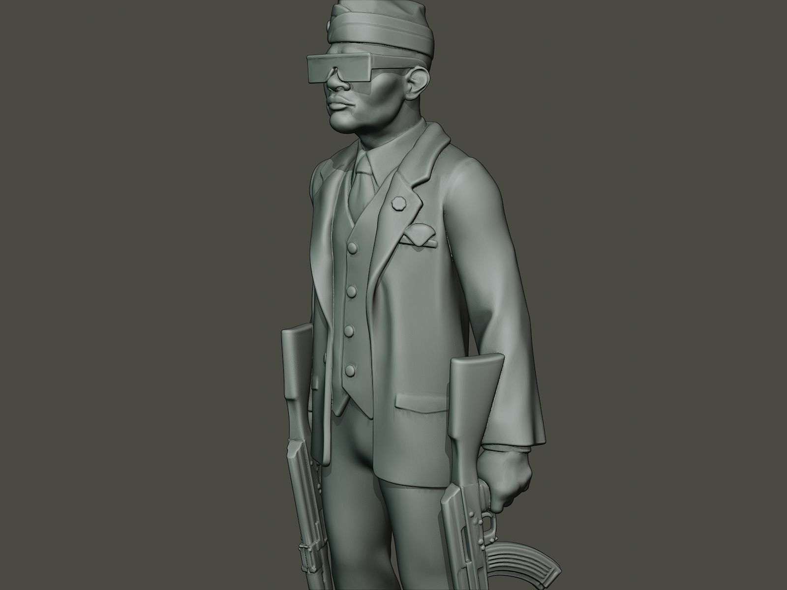 Dancing Coffin Meme B 001 3D print model_17