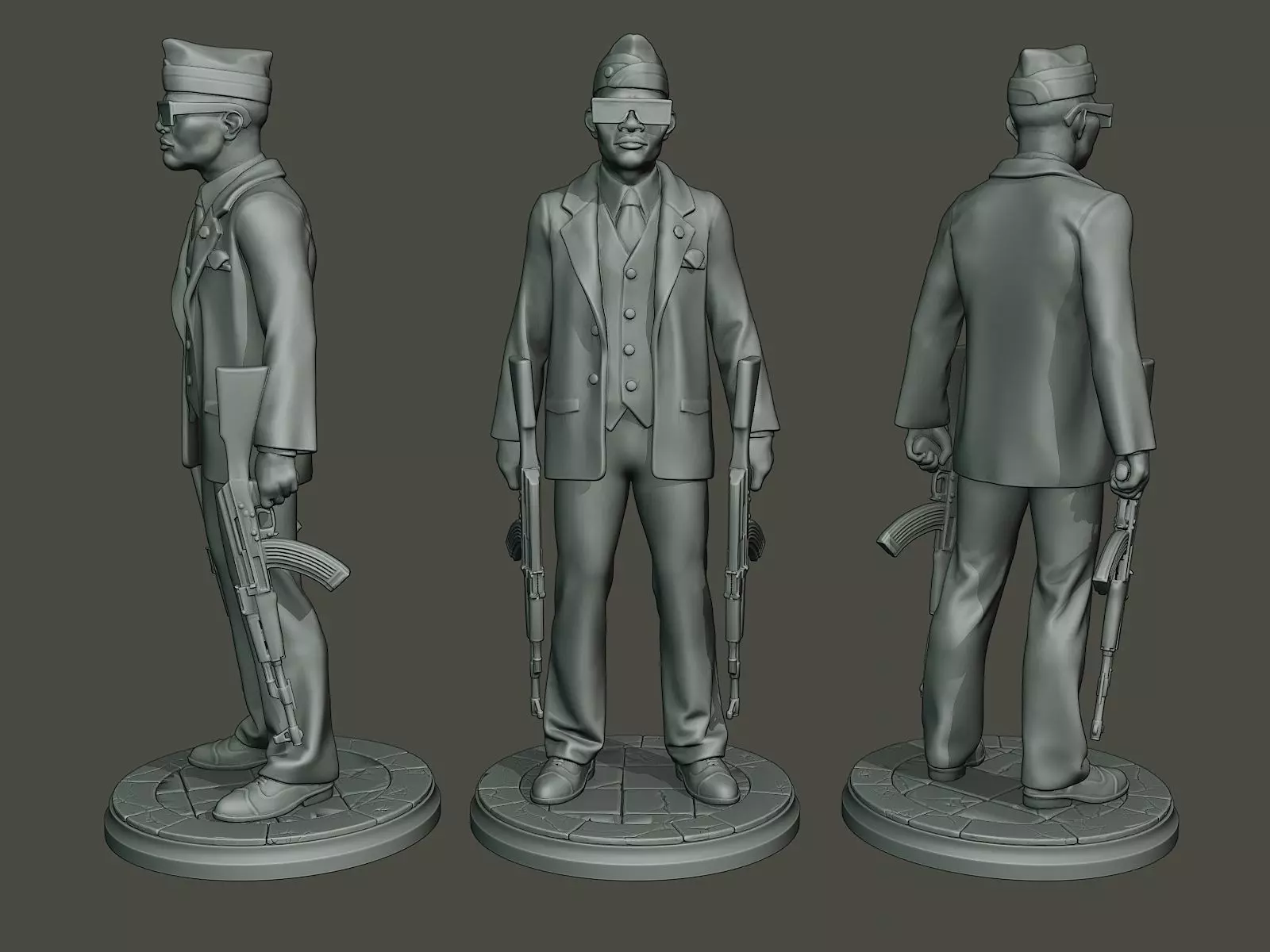 Dancing Coffin Meme B 001 3D print model_0