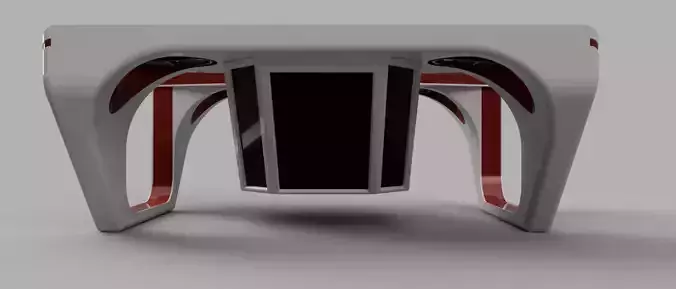 Autonomous rideshare eVTOL aircraft 3D model