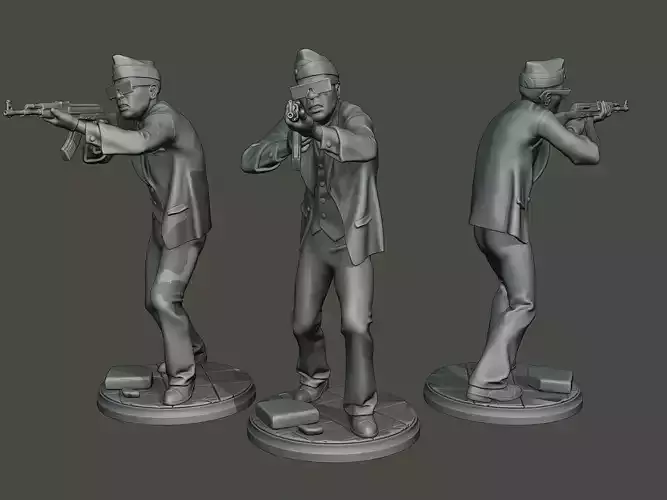 Dancing Coffin Meme B 002 3D print model