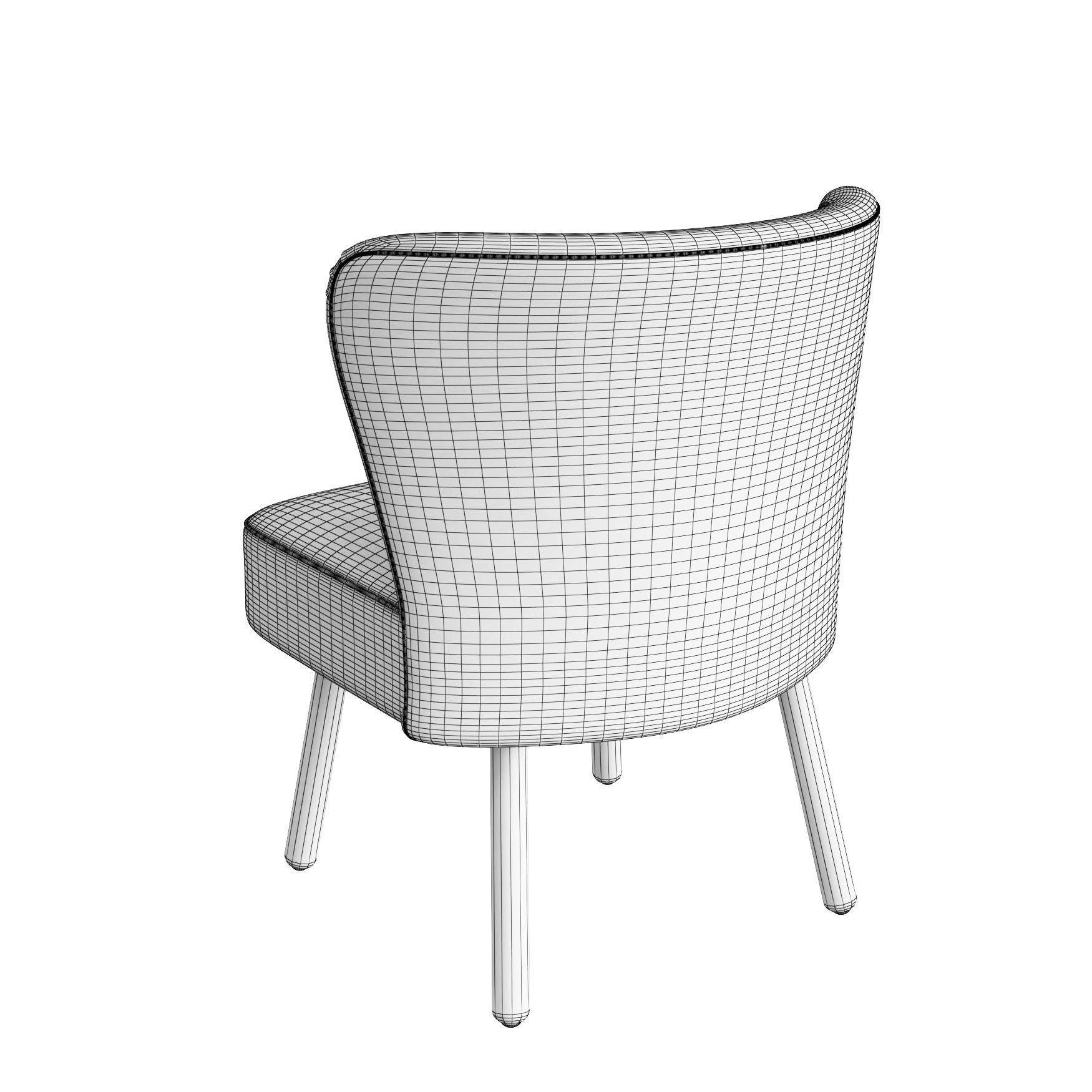 Zara Home Chair 3D model CGTrader