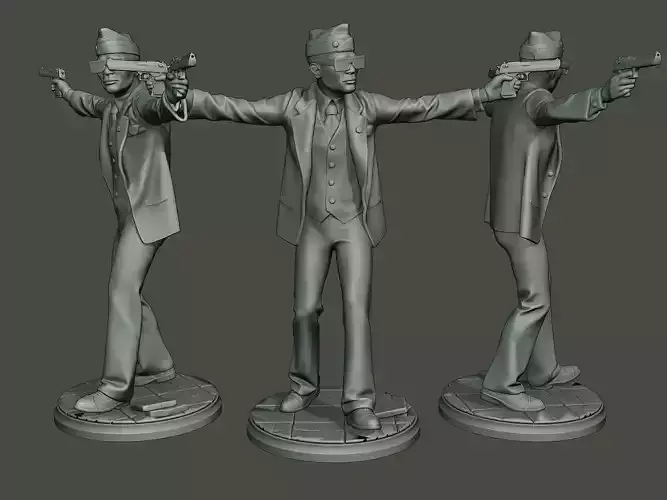 Dancing Coffin Meme B 005 3D print model