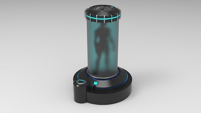 Sci-fi pod 3D model