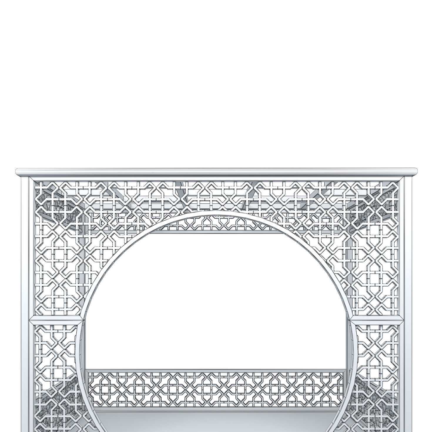 CANOPY BED SET 3D model_10