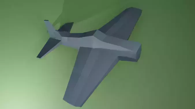 LowPolyAirPlane fighter jet