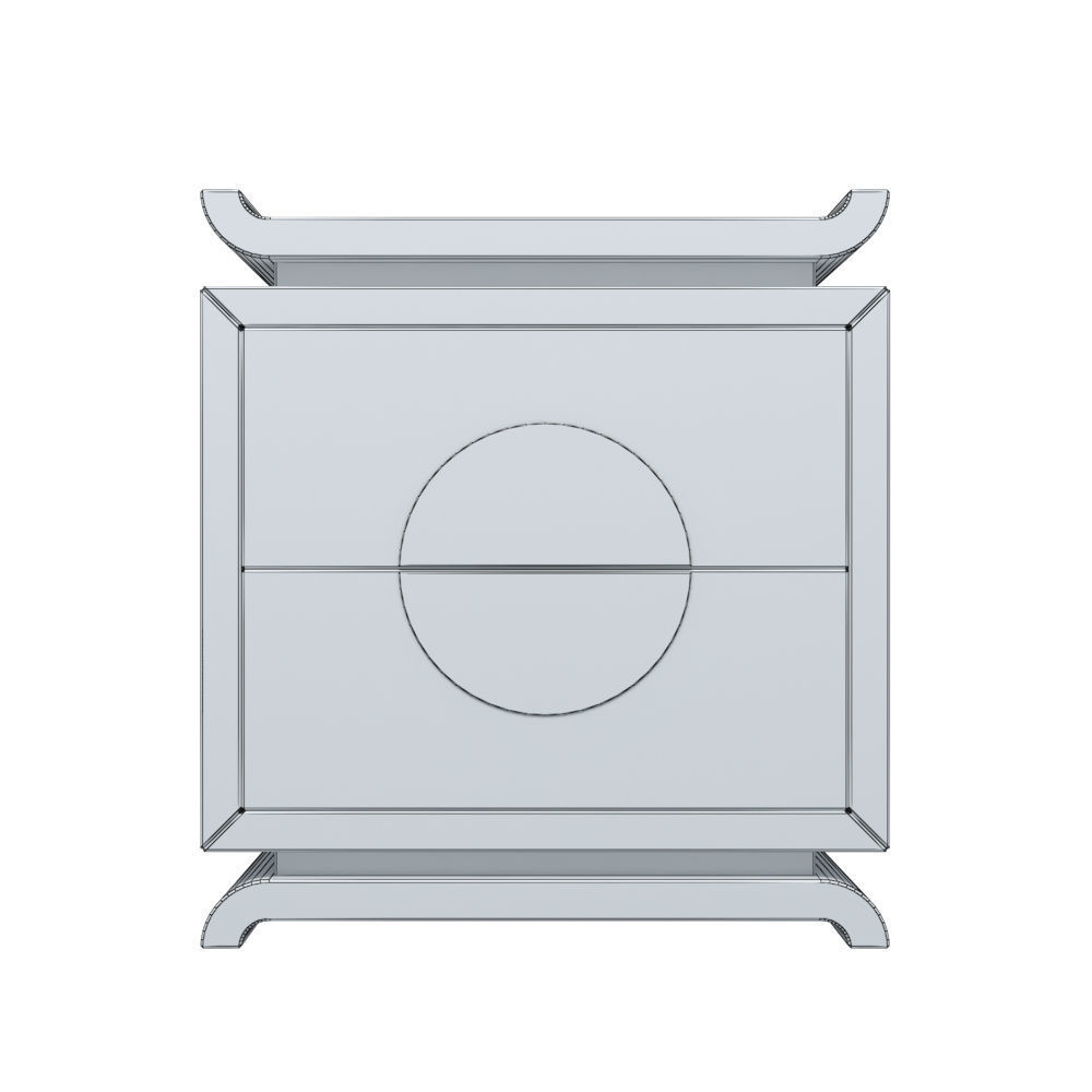 LOW SIDE TABLE Low-poly 3D model_3