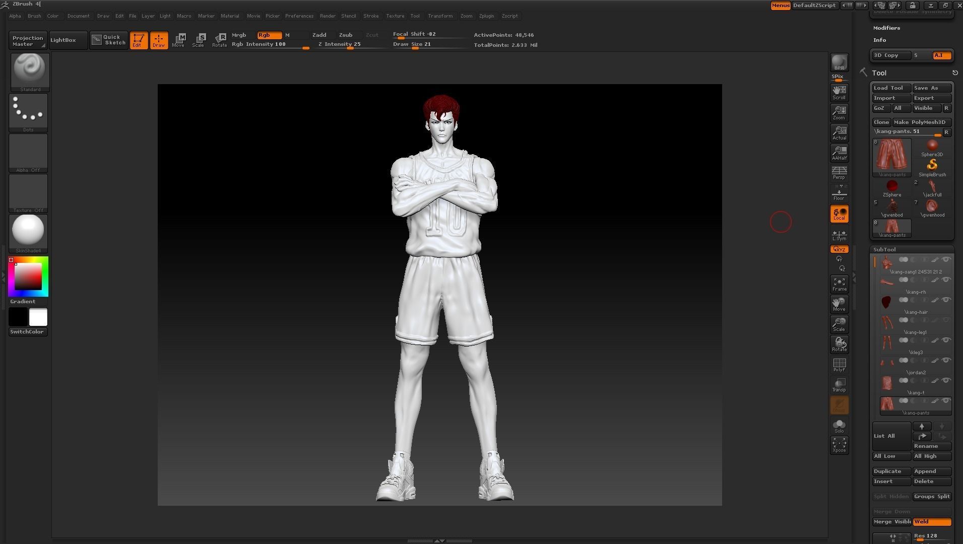 SLAMDUNK SAKURAGI MODEL FOR 3D PRINT 3D print model_5