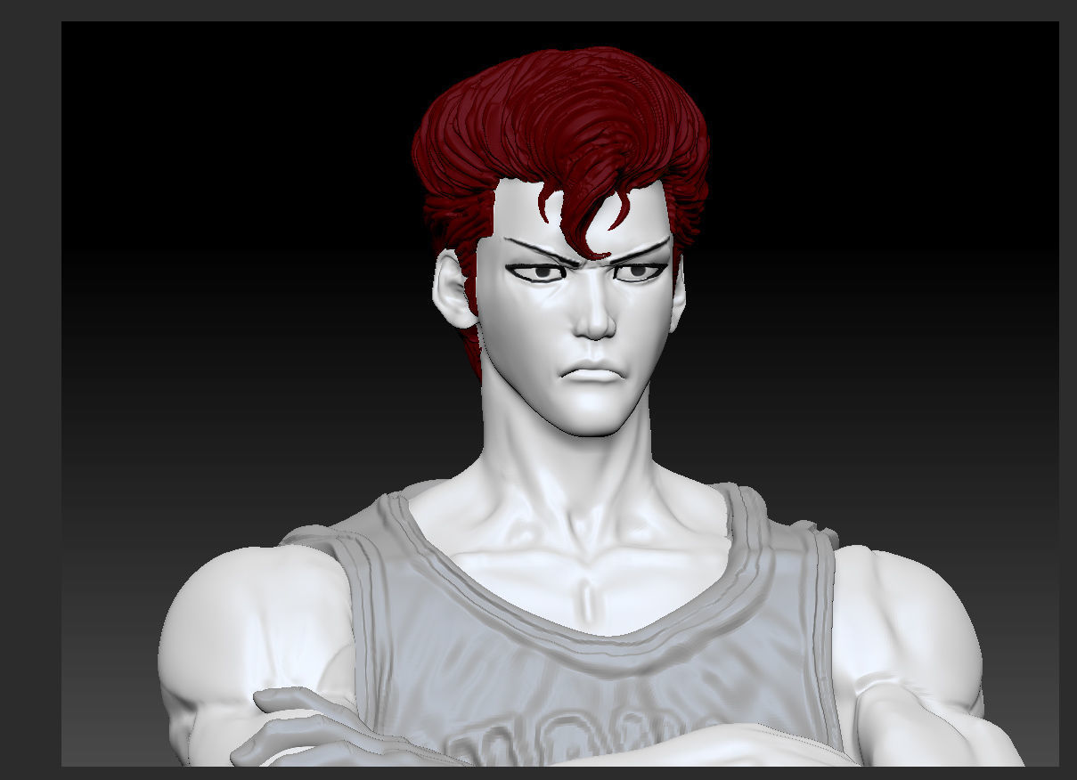 SLAMDUNK SAKURAGI MODEL FOR 3D PRINT 3D print model_3