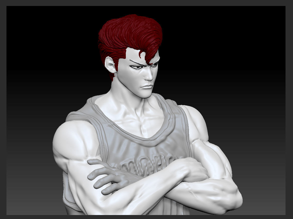 SLAMDUNK SAKURAGI MODEL FOR 3D PRINT 3D print model_6
