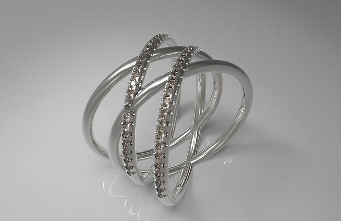 ring gold  3D print model