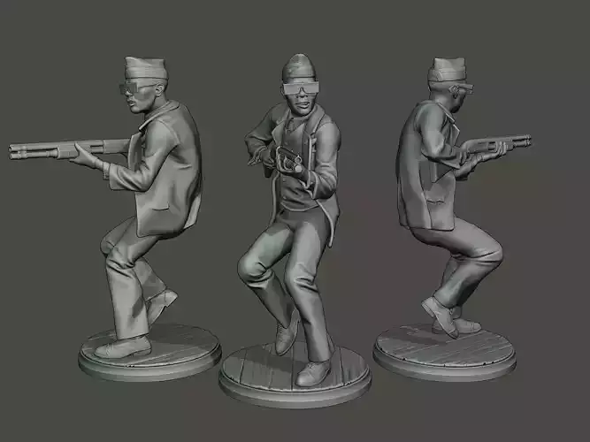 Dancing Coffin Meme B 014 3D print model