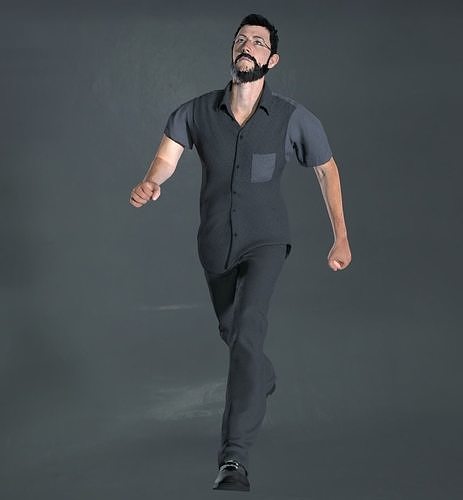 Rigged Male Character 3D model