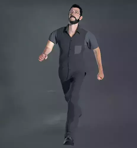 Rigged Male Character 3D model