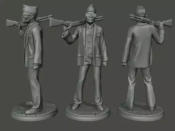 Dancing Coffin Meme B 015 3D print model