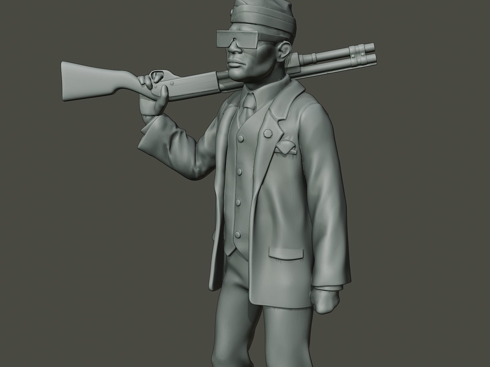 Dancing Coffin Meme B 015 3D print model_18
