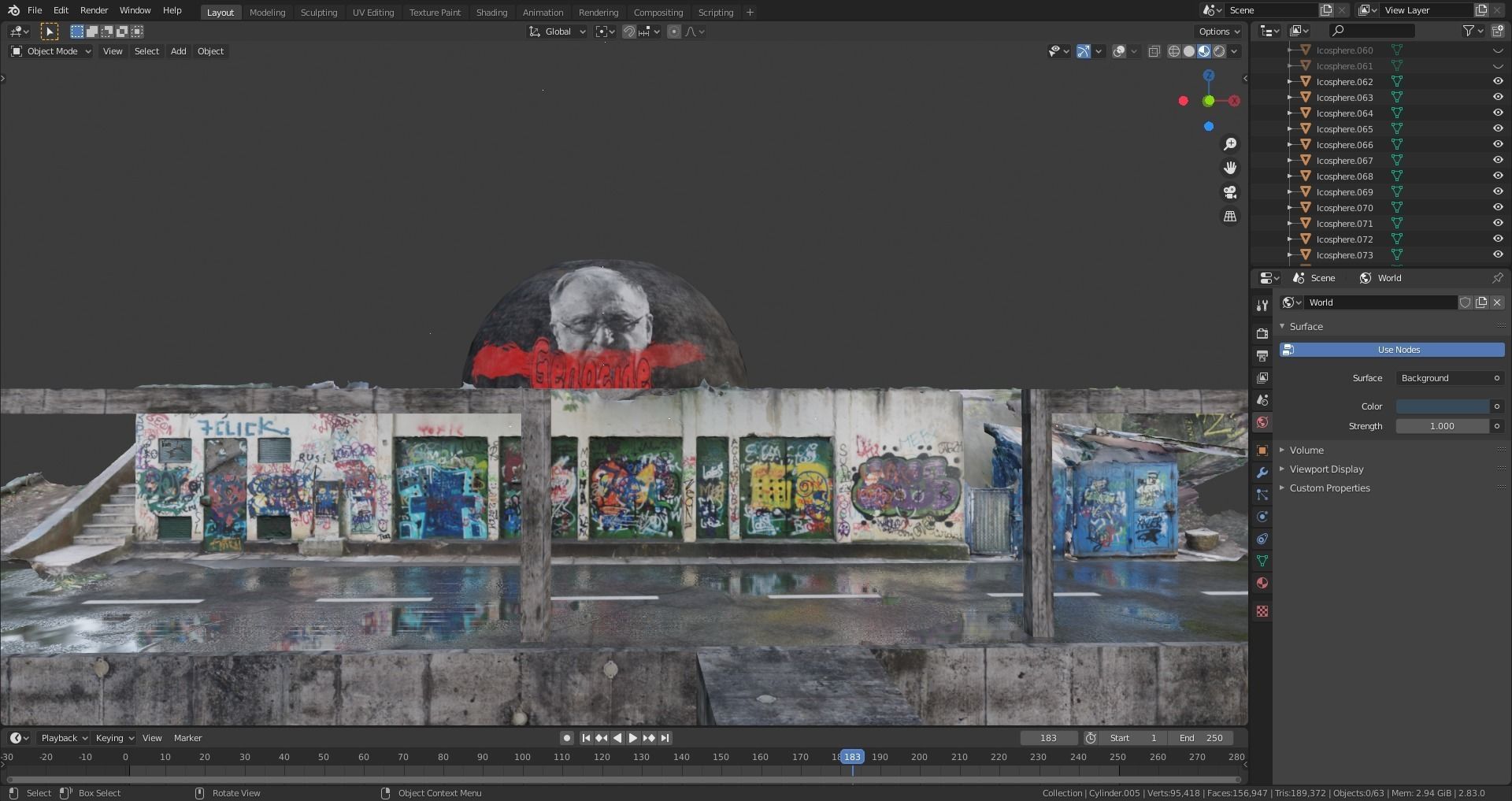 Abandoned building - Photoscanned 3D model with 8k texture 3D model_4