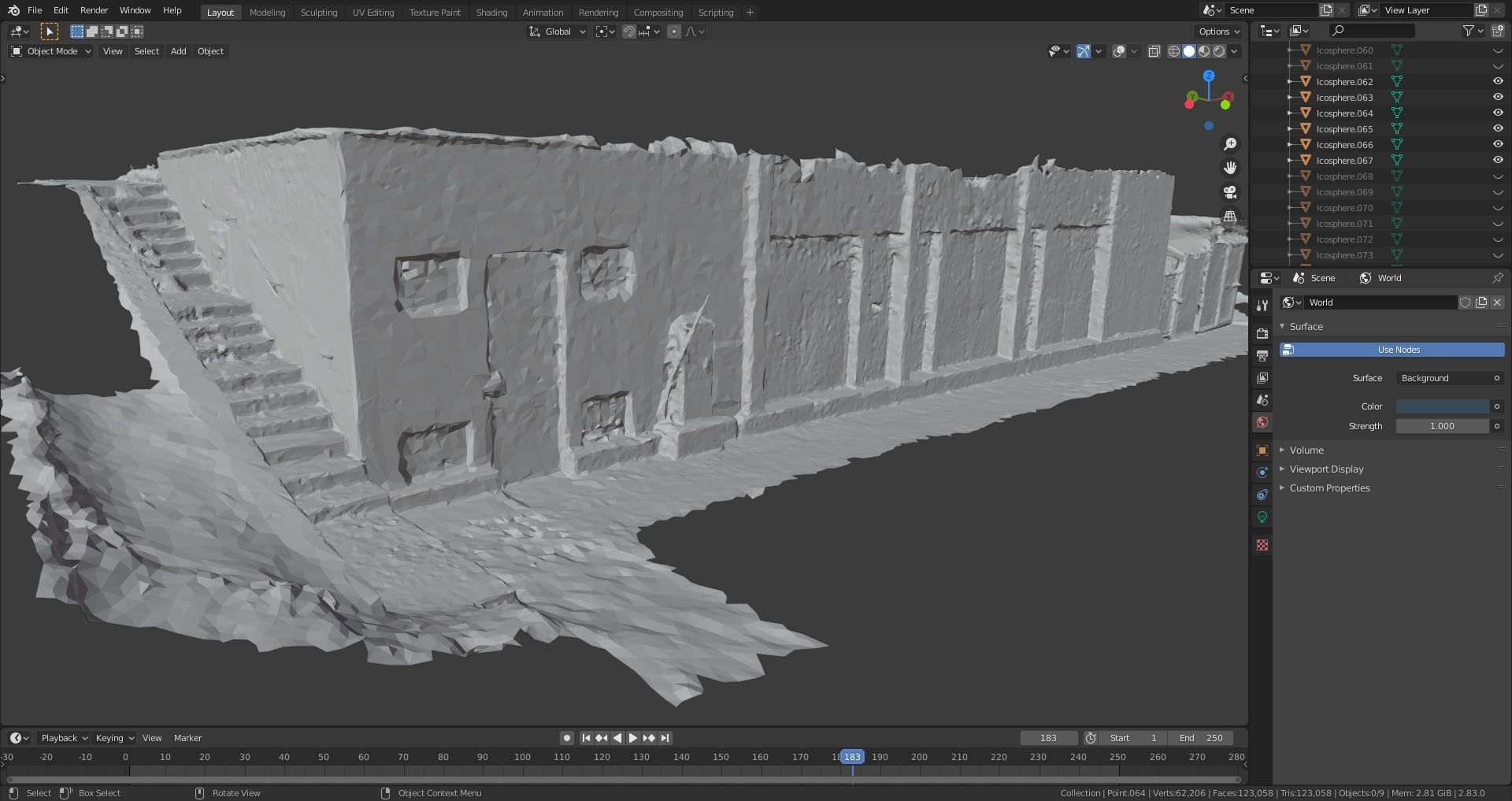 Abandoned building - Photoscanned 3D model with 8k texture 3D model_2