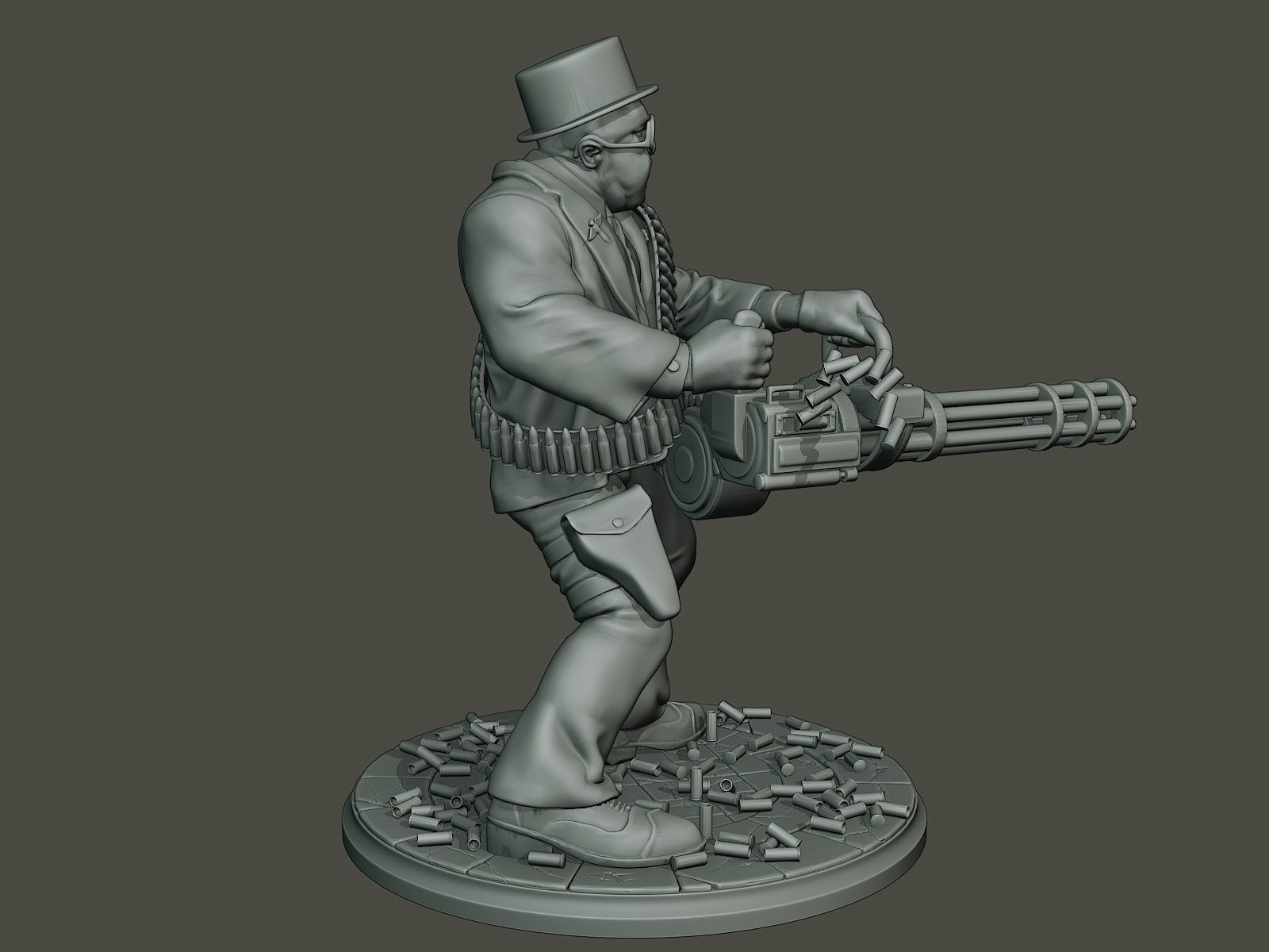 Dancing coffin meme Boss B 3D print model_7