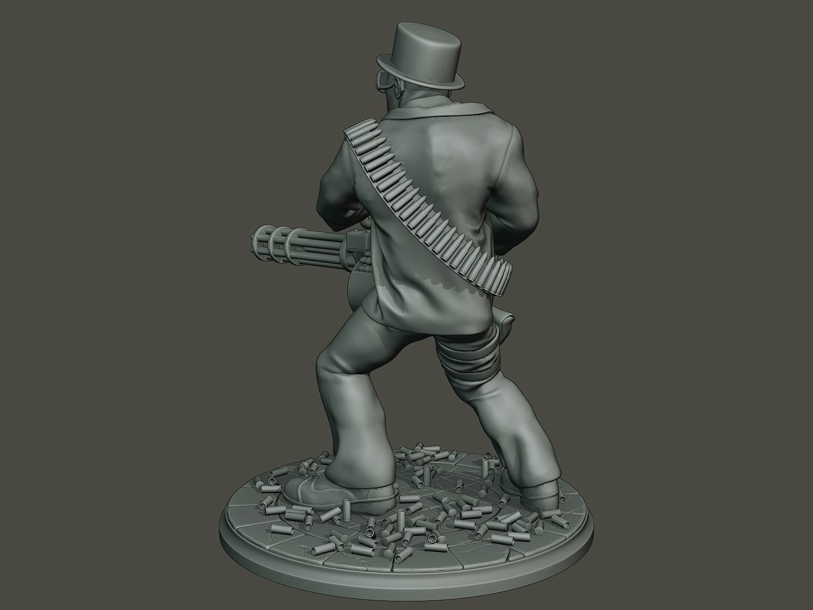 Dancing coffin meme Boss B 3D print model_4