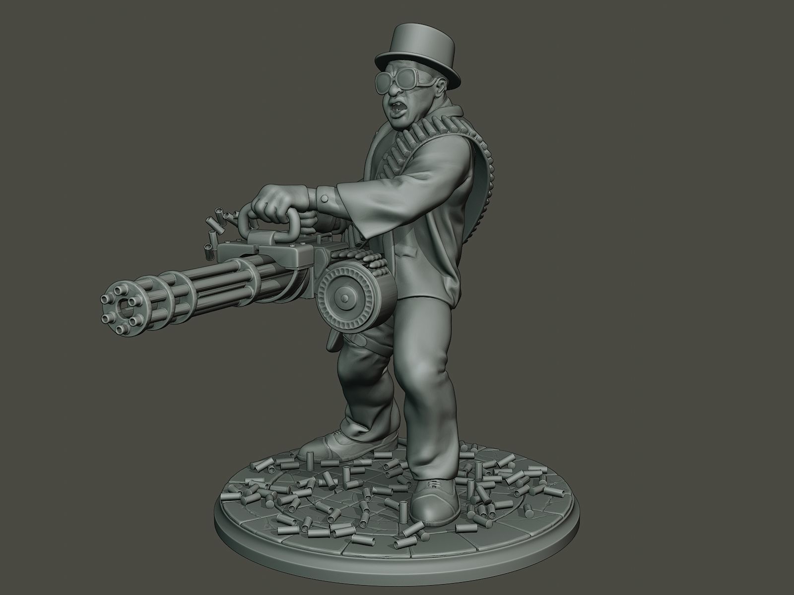 Dancing coffin meme Boss B 3D print model_1