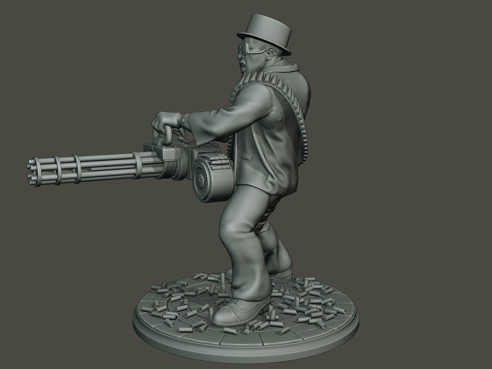 Dancing coffin meme Boss B 3D print model_2