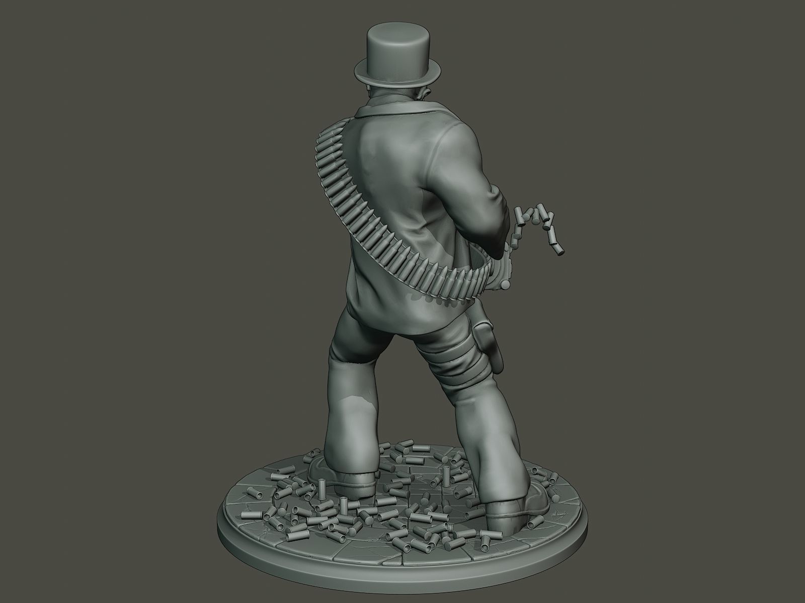 Dancing coffin meme Boss B 3D print model_5