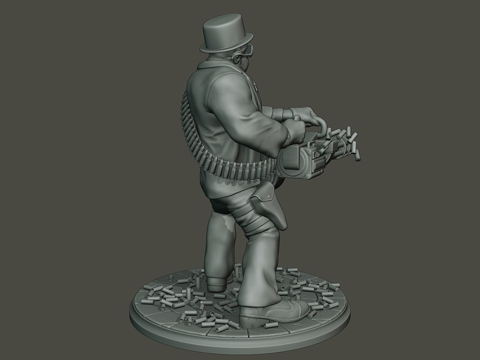 Dancing coffin meme Boss B 3D print model_6