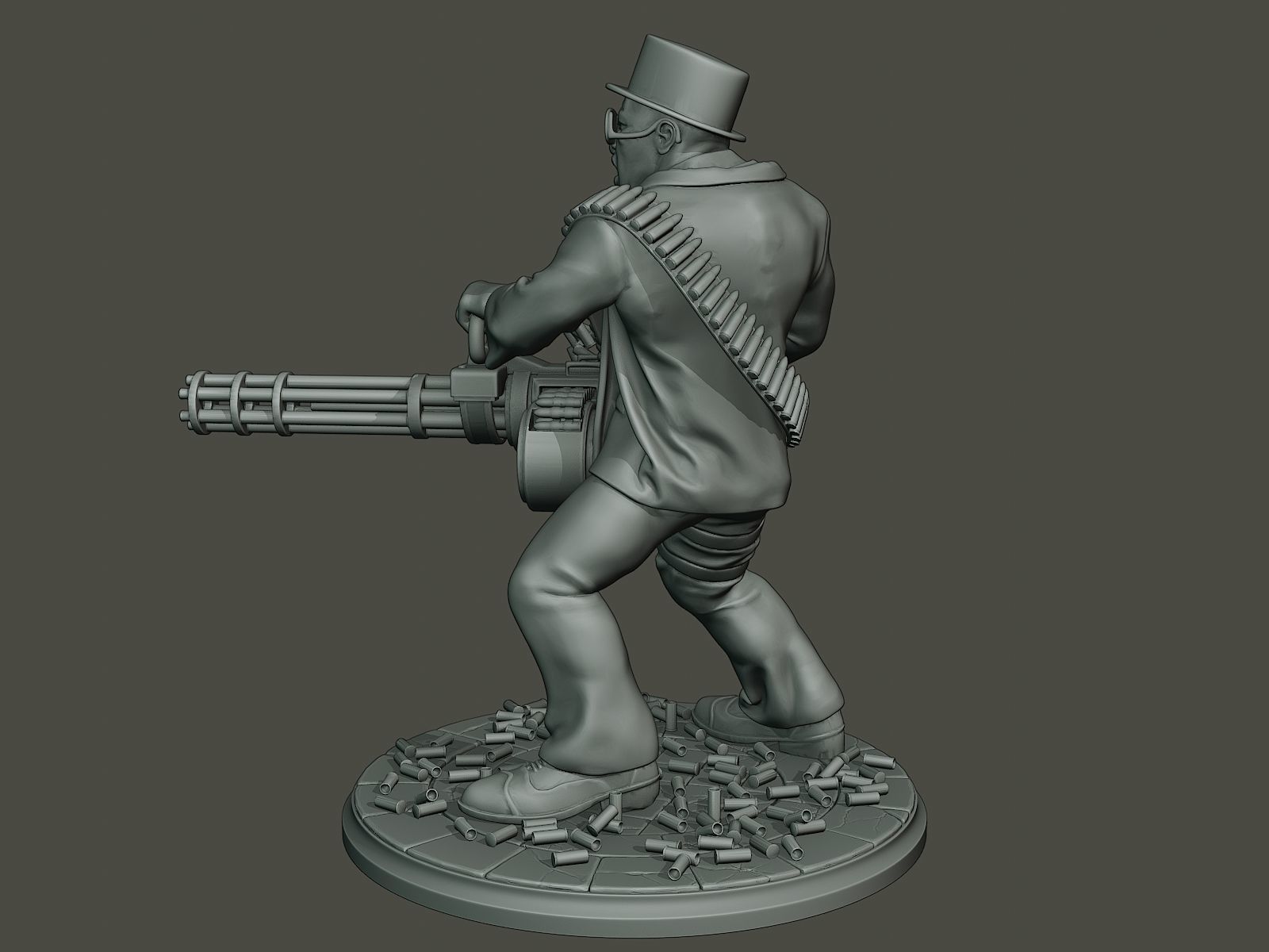 Dancing coffin meme Boss B 3D print model_3