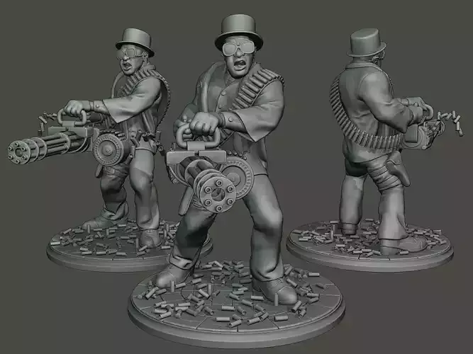 Dancing coffin meme Boss B 3D print model