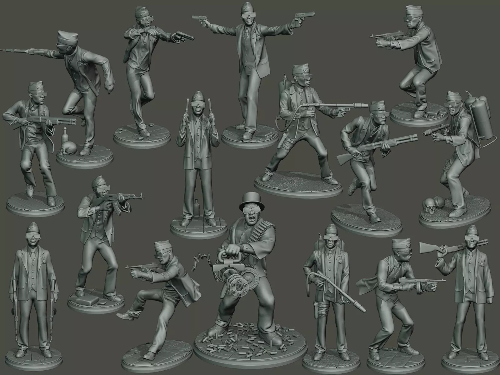 Dancing coffin meme B Pack 3D print model