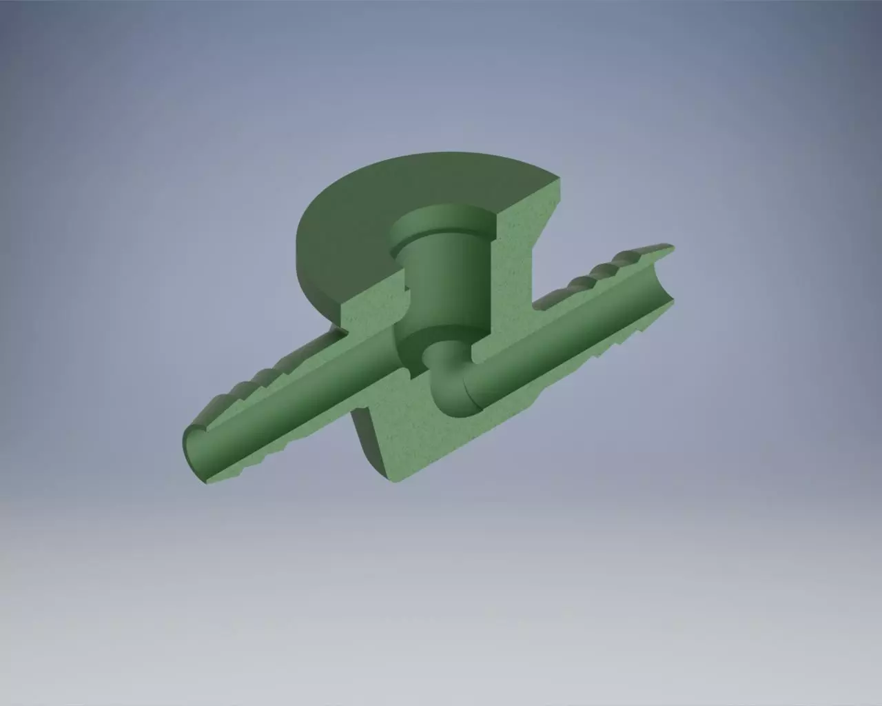 Housing for the idle valve opposition 3D print model_0