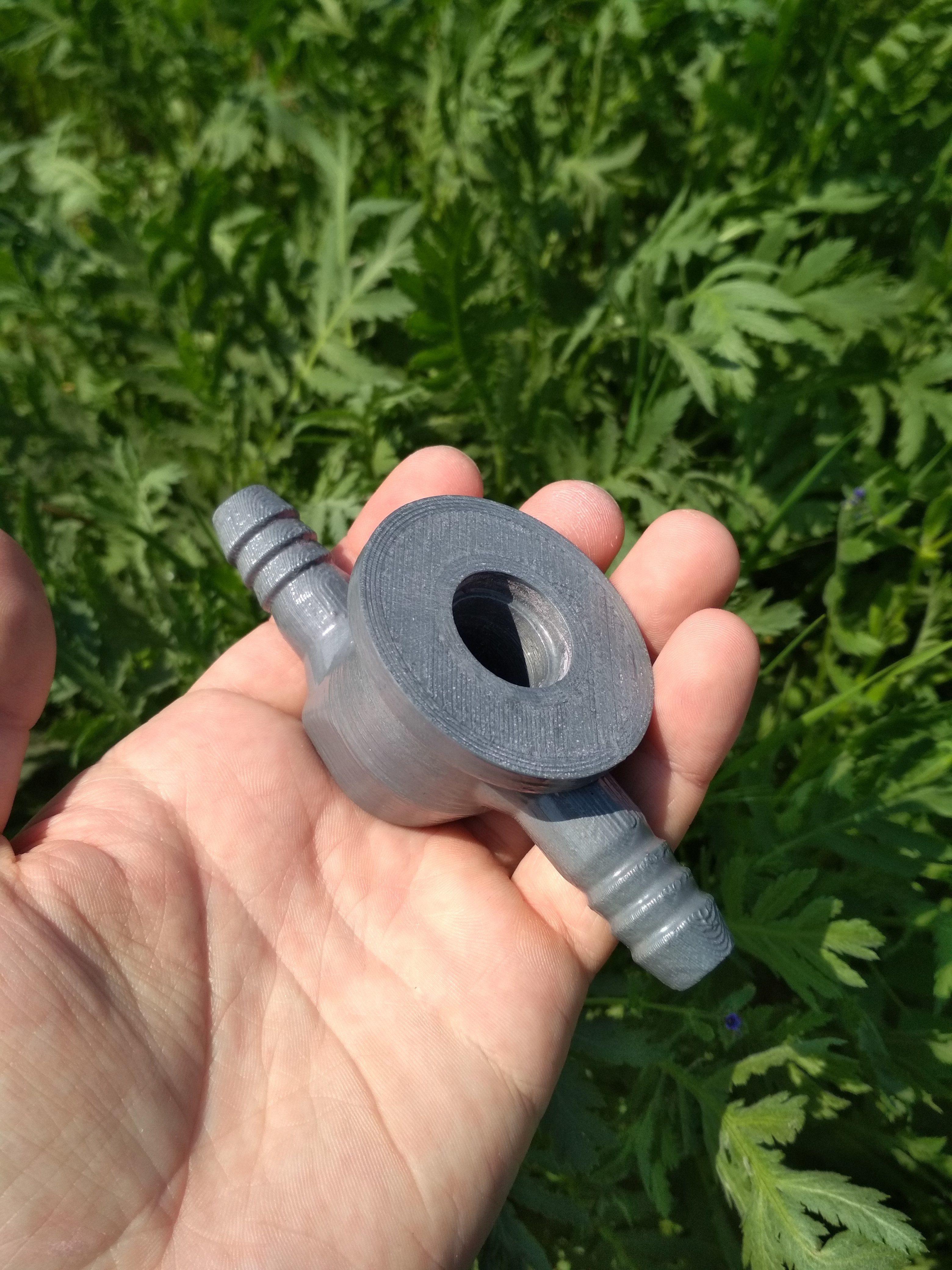 Housing for the idle valve opposition 3D print model_4