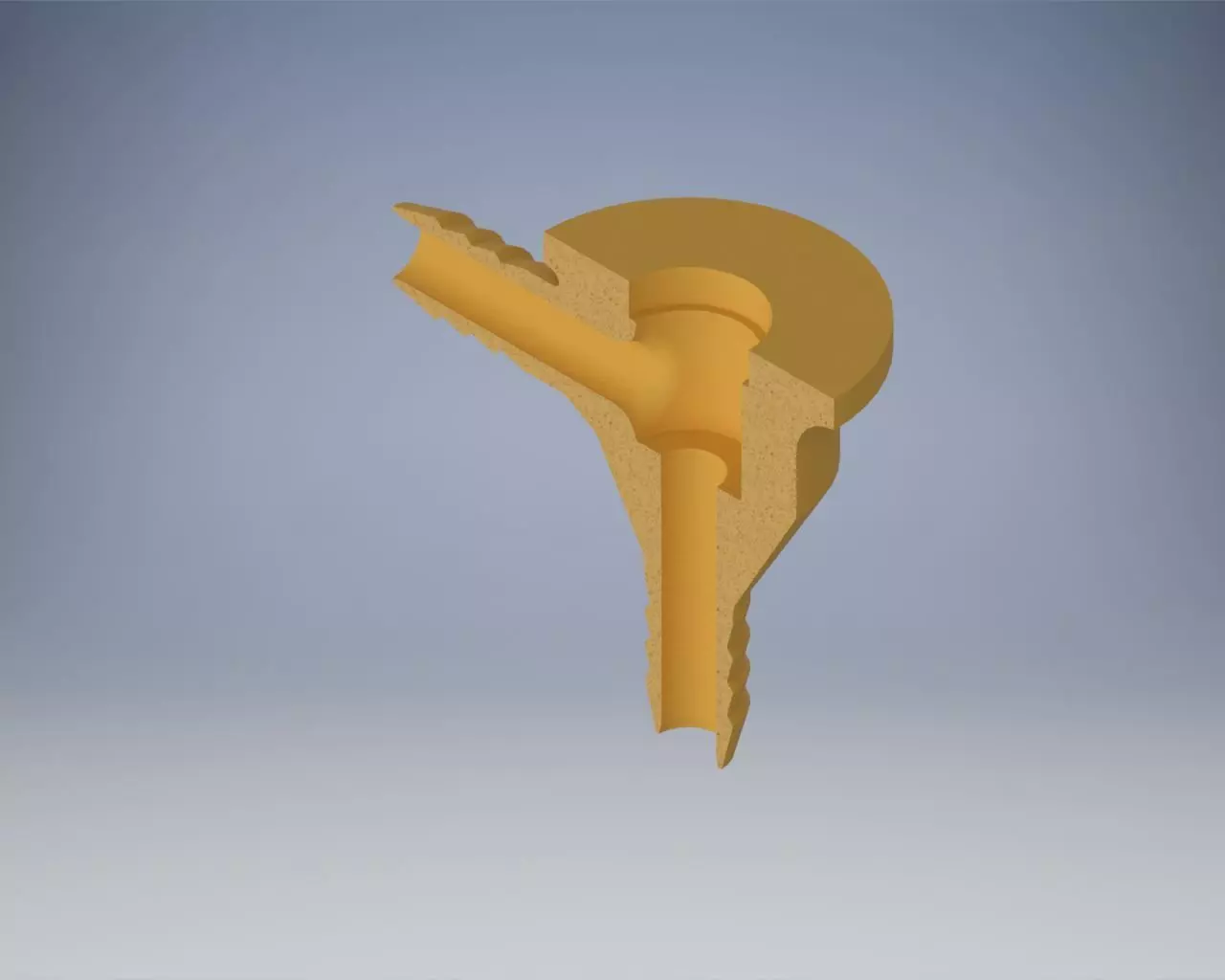 Housing for the idle valve 90 degree 3D print model