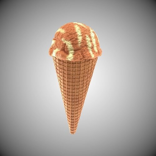 Icecream cone 3D model 3