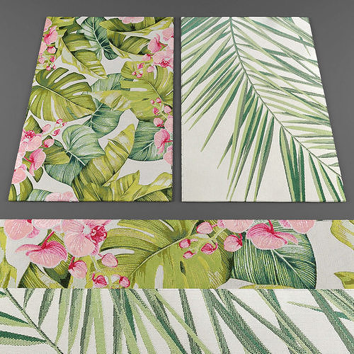 Rugs collection 155 Low-poly 3D model